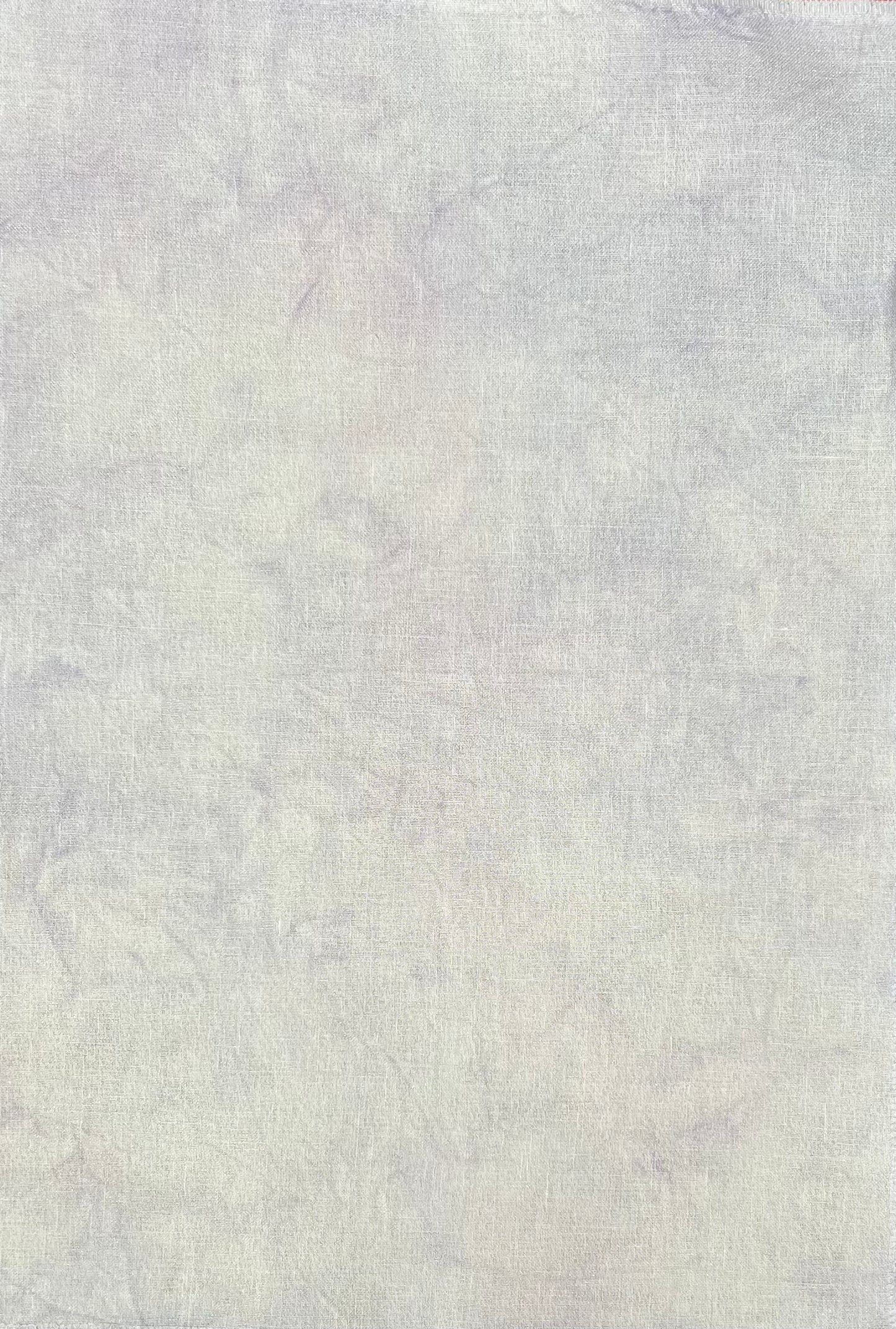28 count opalescent linen 18” x 27”