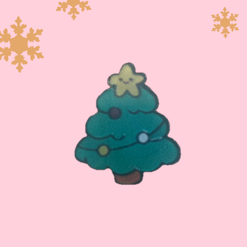 Christmas Tree acrylic needle minder