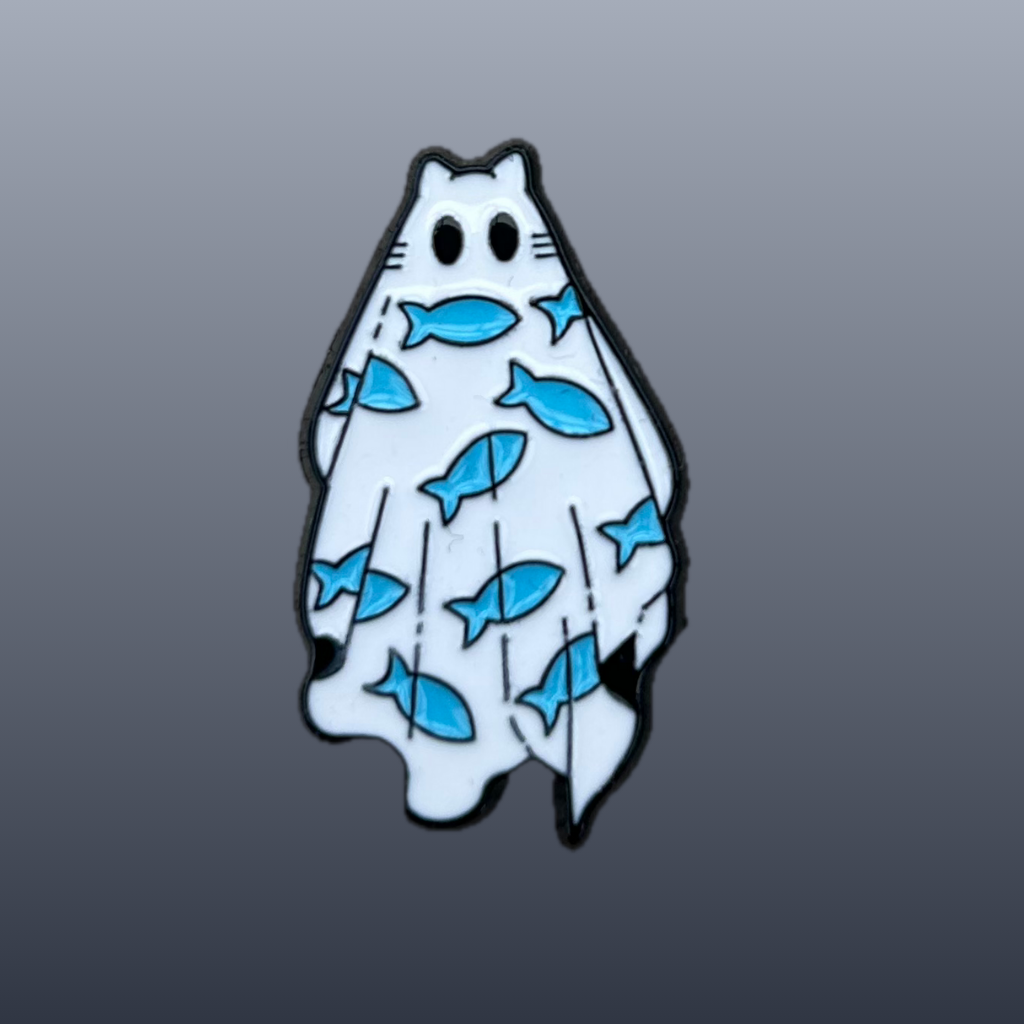 Fish Ghost enamel needle minder