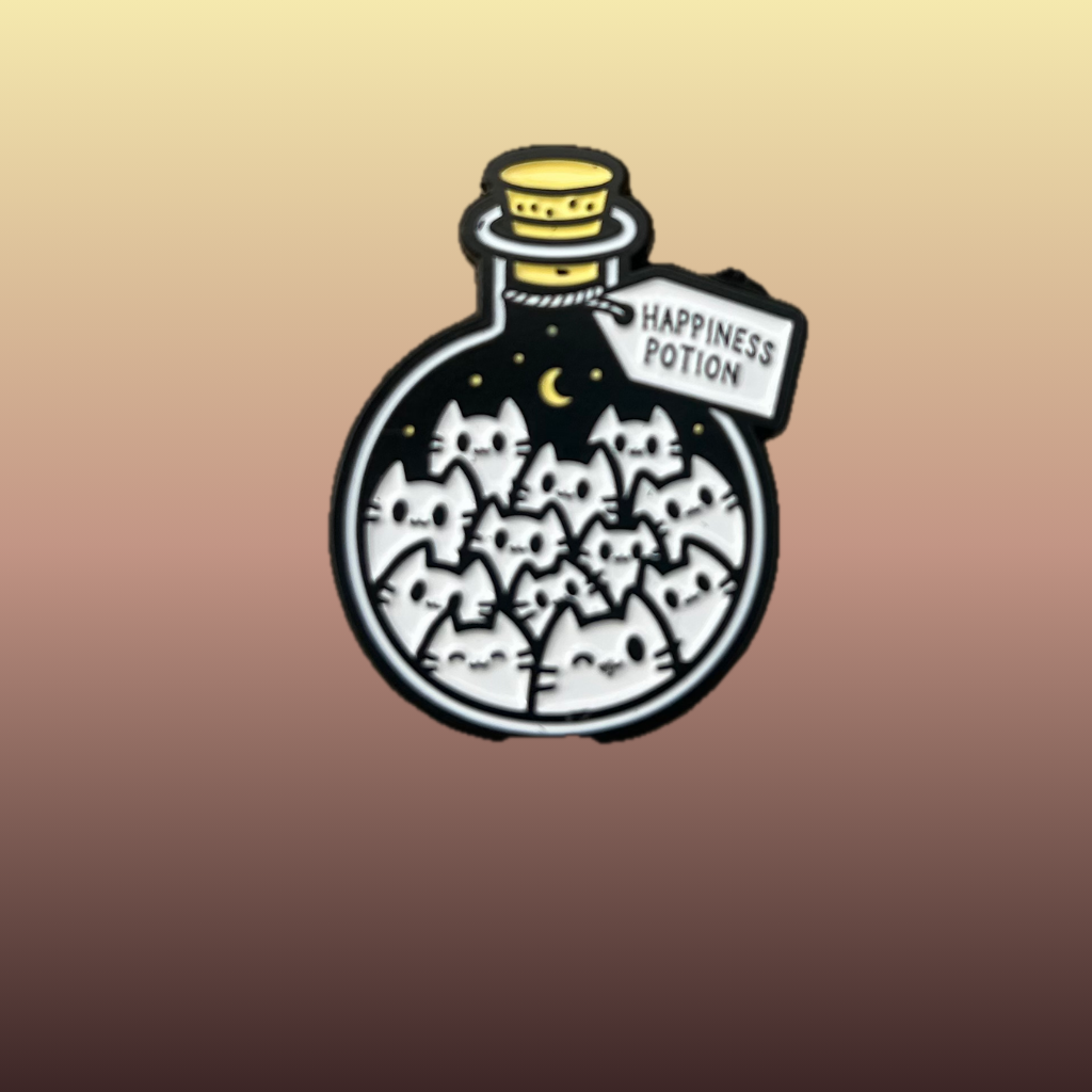 Happiness Potion enamel needle minder