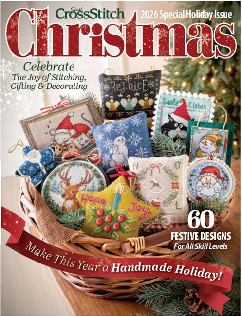 Just CrossStitch Christmas 2026 magazine