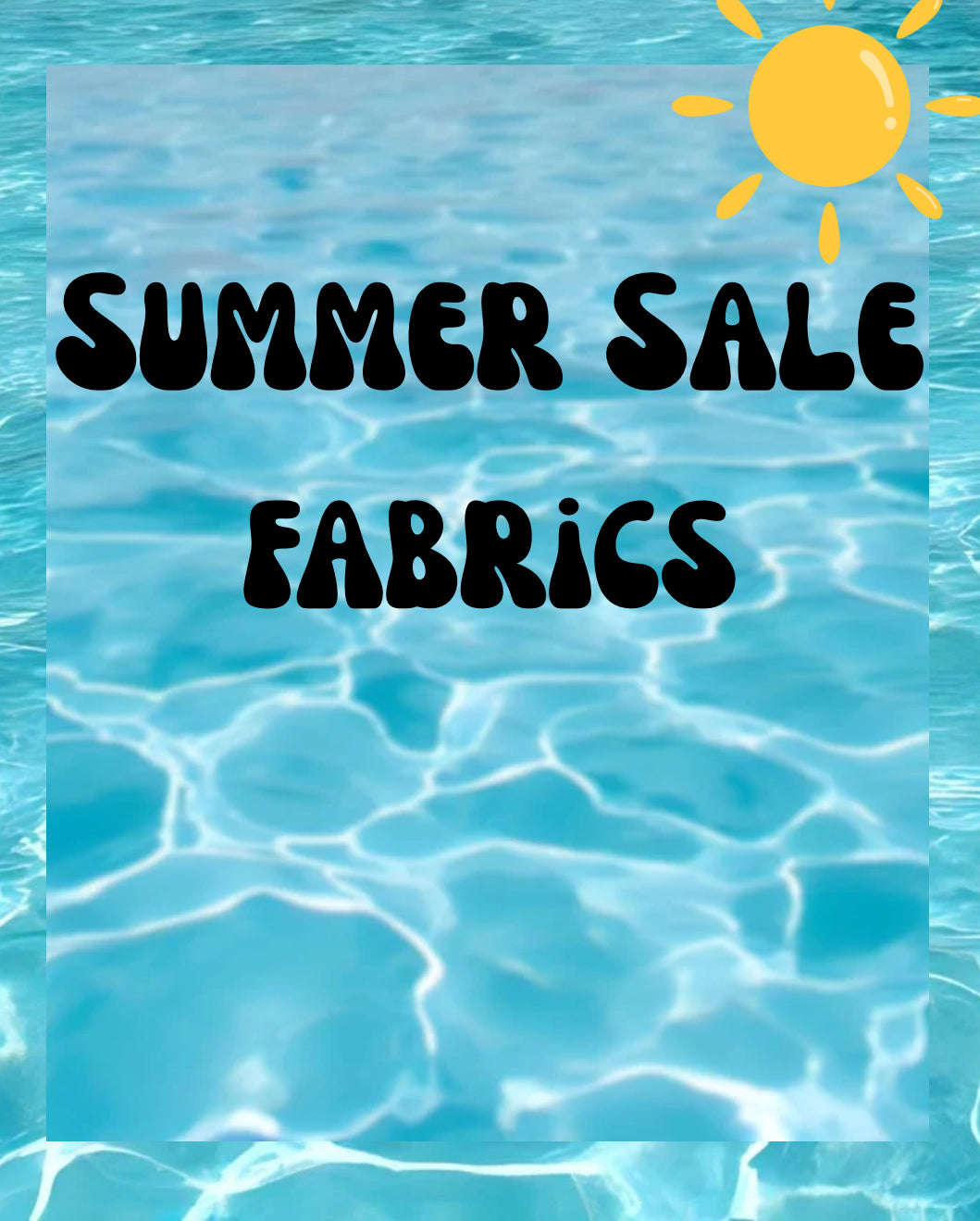 Summer Sale: Fabrics
