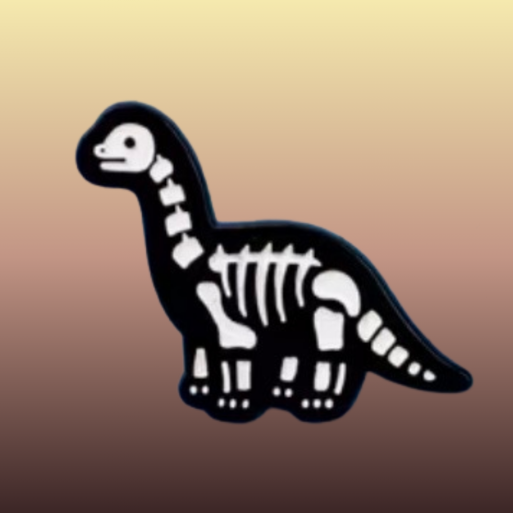 Brachiosaurus Dinosaur Bones enamel needle minder
