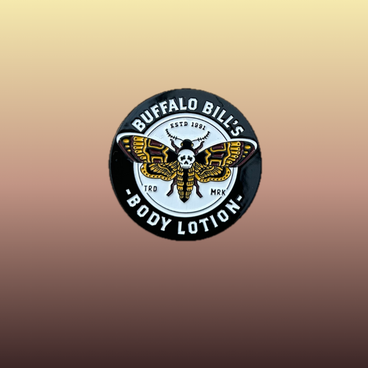 Buffalo Bill enamel needle minder