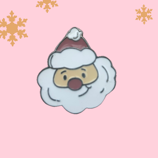 Father Christmas enamel needle minder