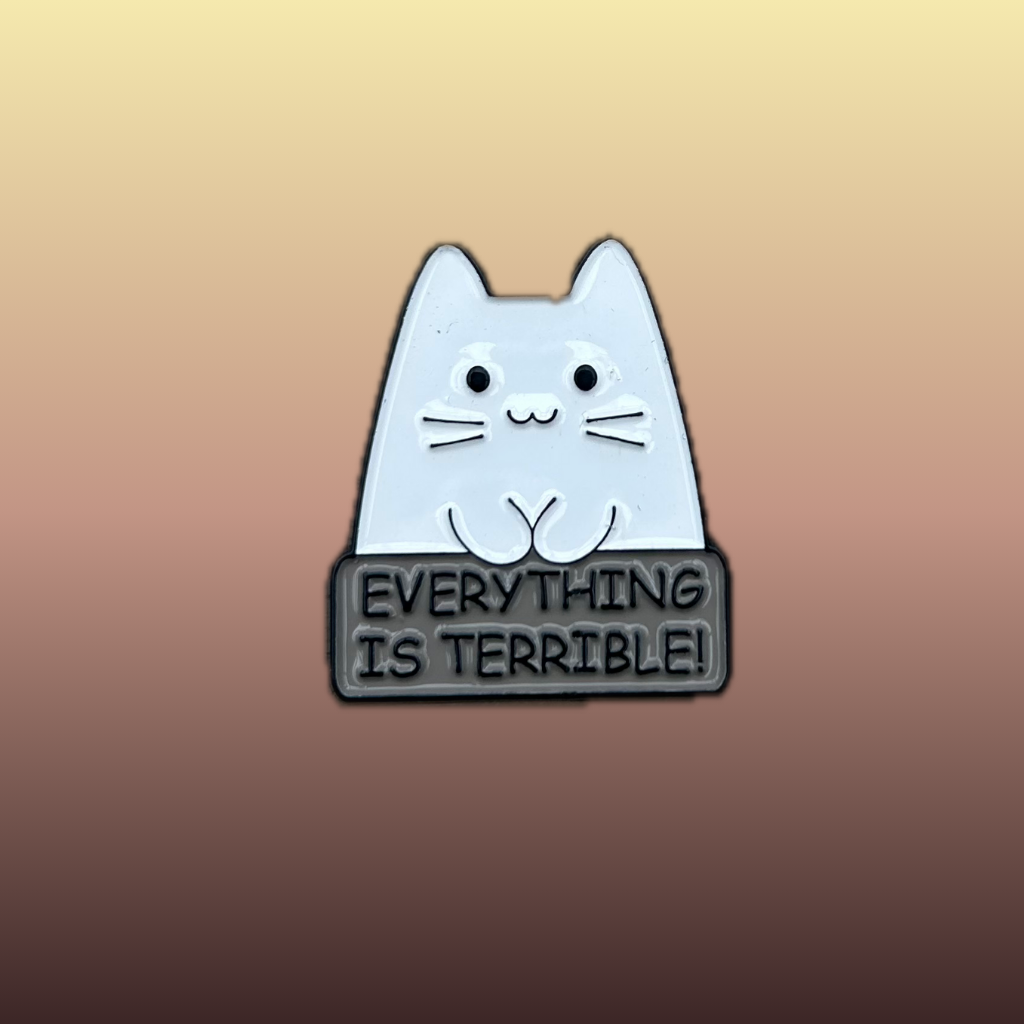 Everything is Terrible enamel needle minder