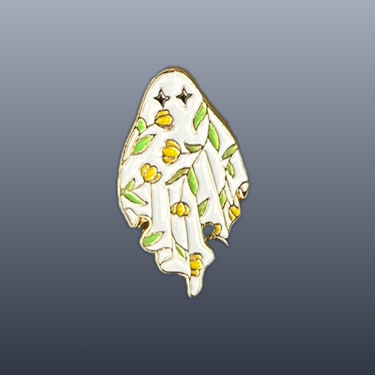 Flower Ghost enamel needle minder
