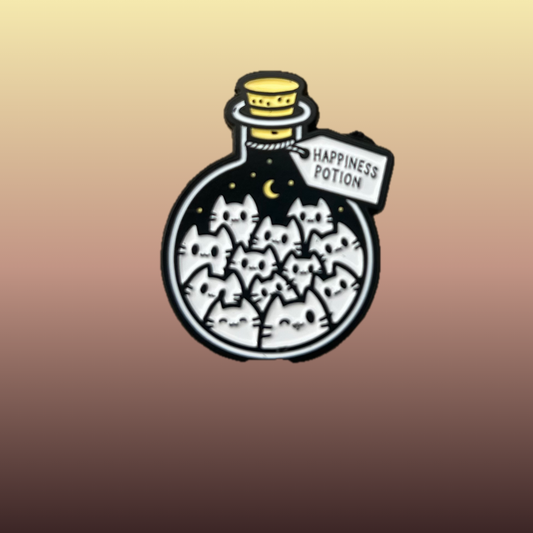 Happiness Potion enamel needle minder