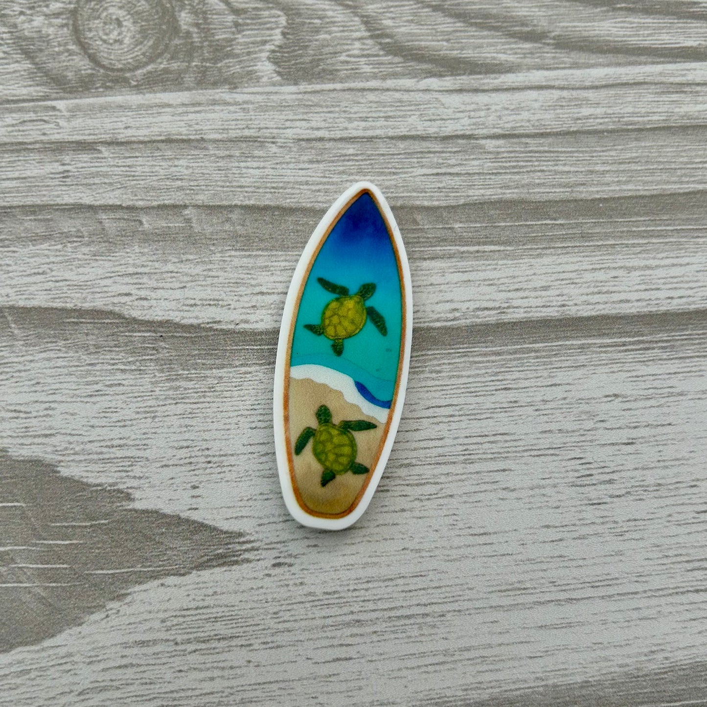 Surfboard acrylic needle minder
