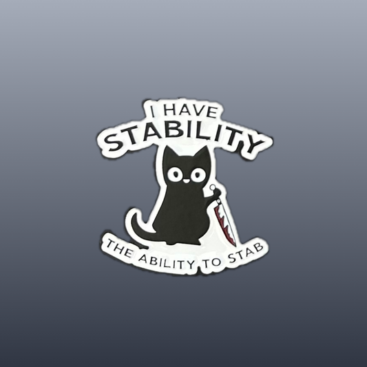 I Have Stability enamel needle minder