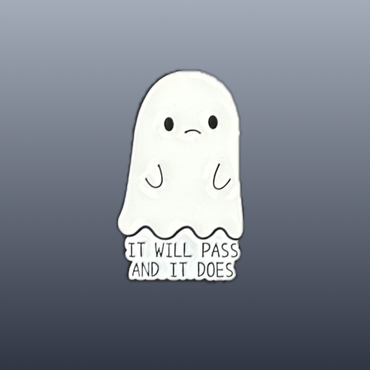 It Will Pass Ghost enamel needle minder
