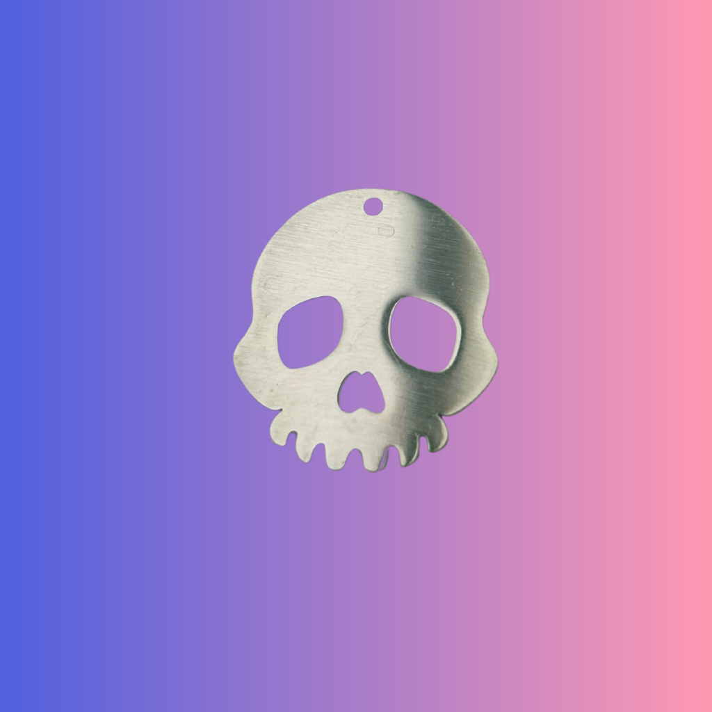 Metal Skull needle minder