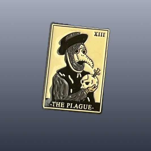 The Plague enamel needle minder