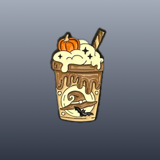Witch's Iced Coffee enamel needle minder